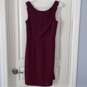 Excellent Burgundy Sleeveless Dress by White House Black Market 4